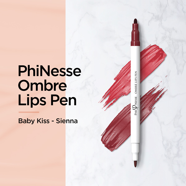 PhiNesse Ombre Lips Pen - Baby Kiss - Siena