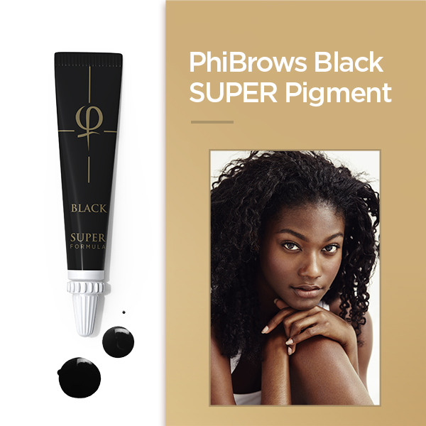 PhiBrows Black SUPER Pigment