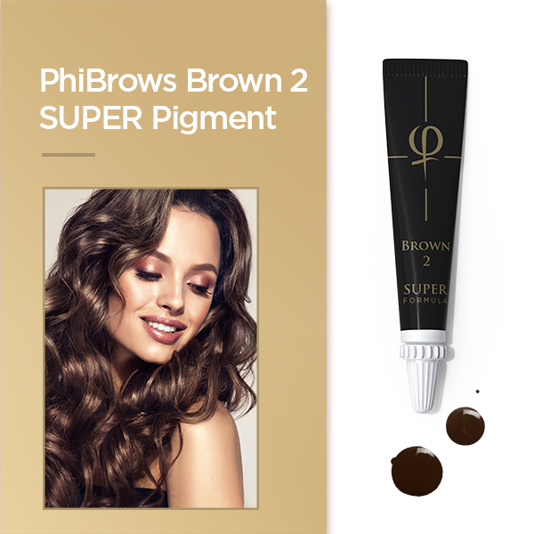 PhiBrows Brown 2 SUPER Pigment